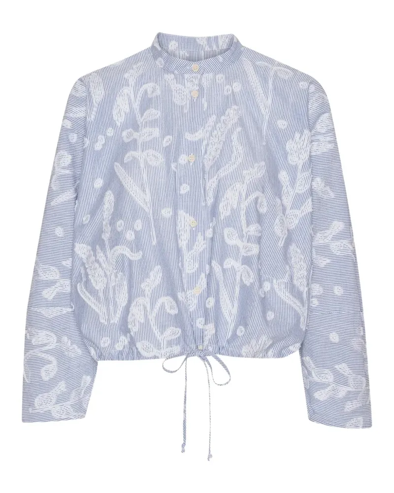 Henrik Vibskov striped shirt - Weiß Weiß