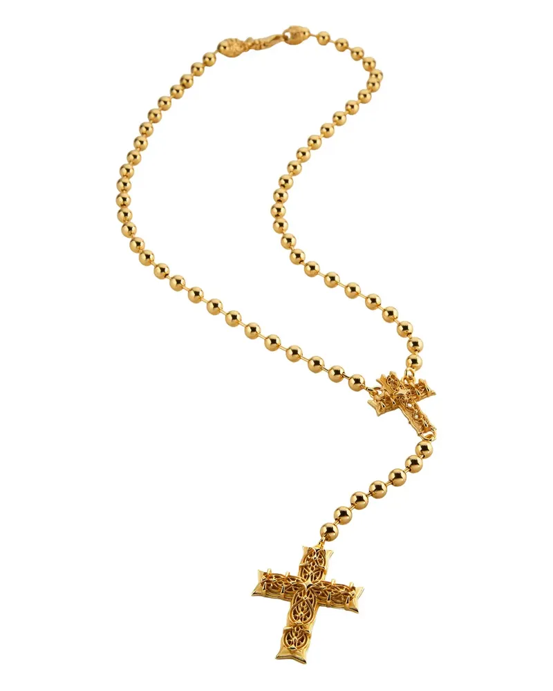 Emanuele Bicocchi Große Notre-Dame Rosary Halskette - Gold Gold