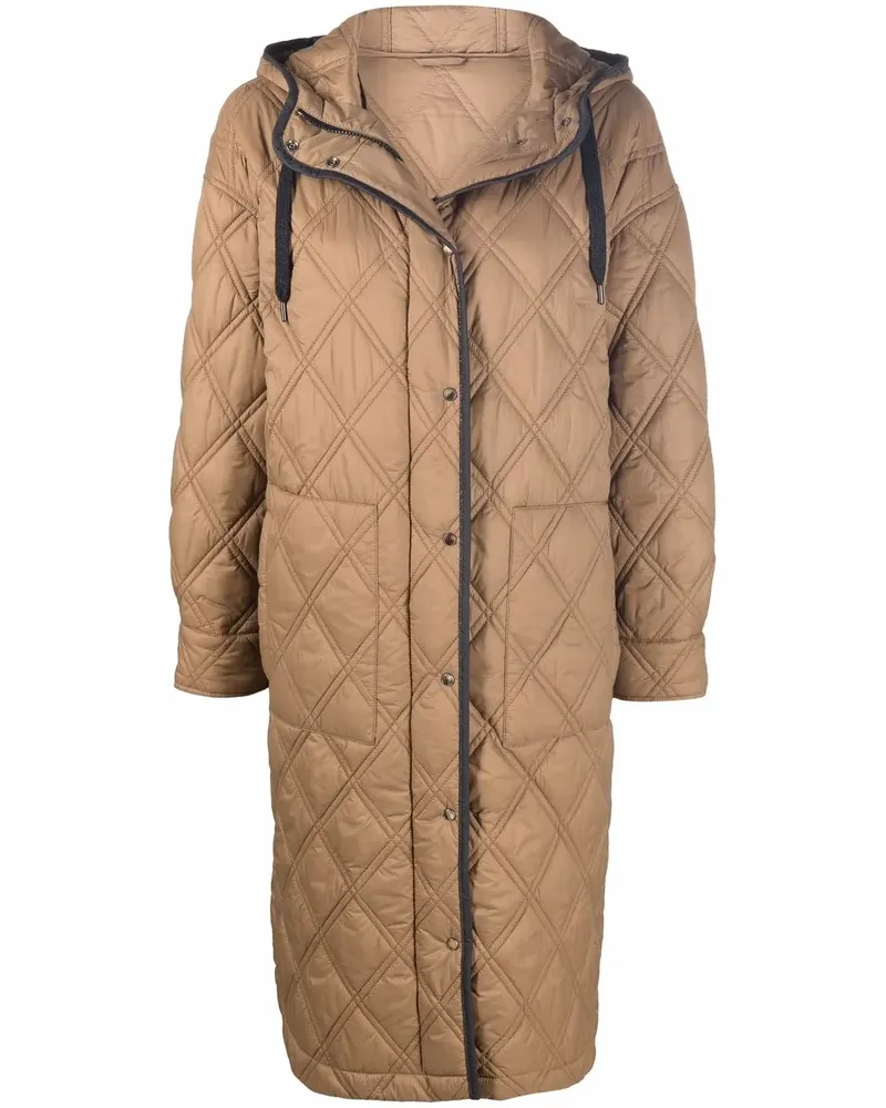 Brunello Cucinelli Gesteppte Jacke - Braun Braun