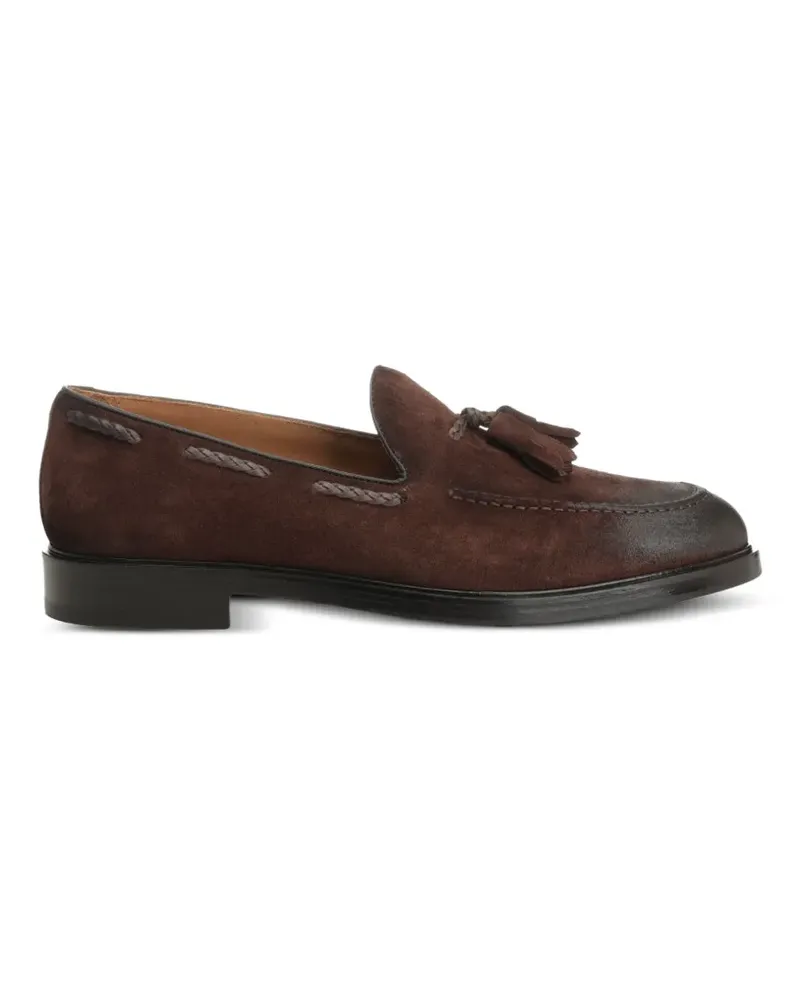 Corvari tassel suede loafers - Braun Braun