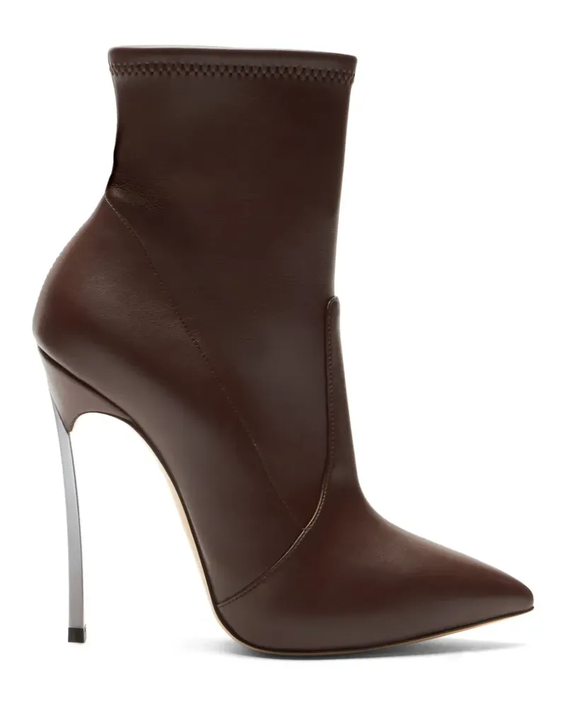 Casadei Blade pointed-toe ankle boots - Braun Braun