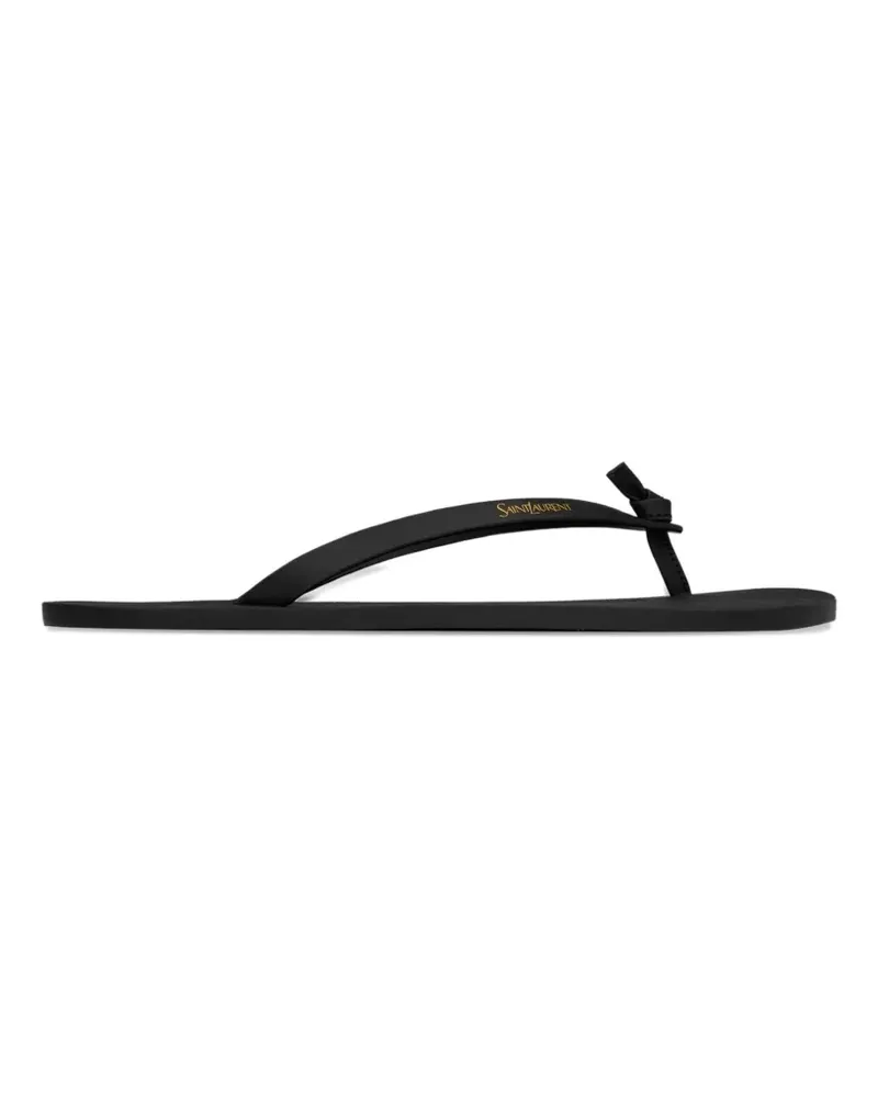 Saint Laurent thong strap flip-flops - Schwarz Schwarz
