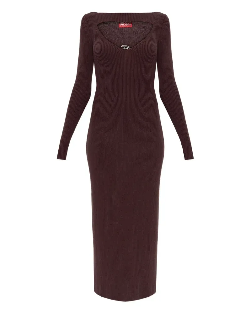 Diesel Kleid mit Cut-Out - Rot Rot