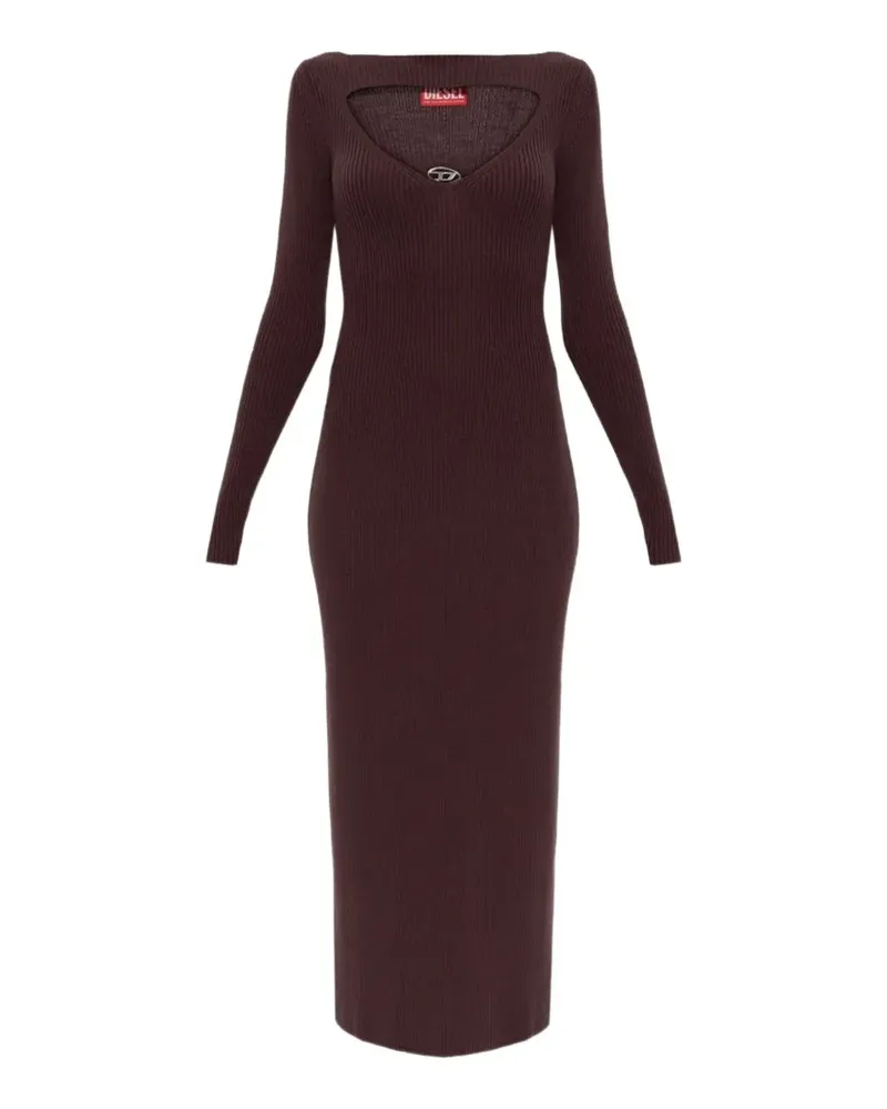 Diesel Kleid mit Cut-Out - Rot Rot