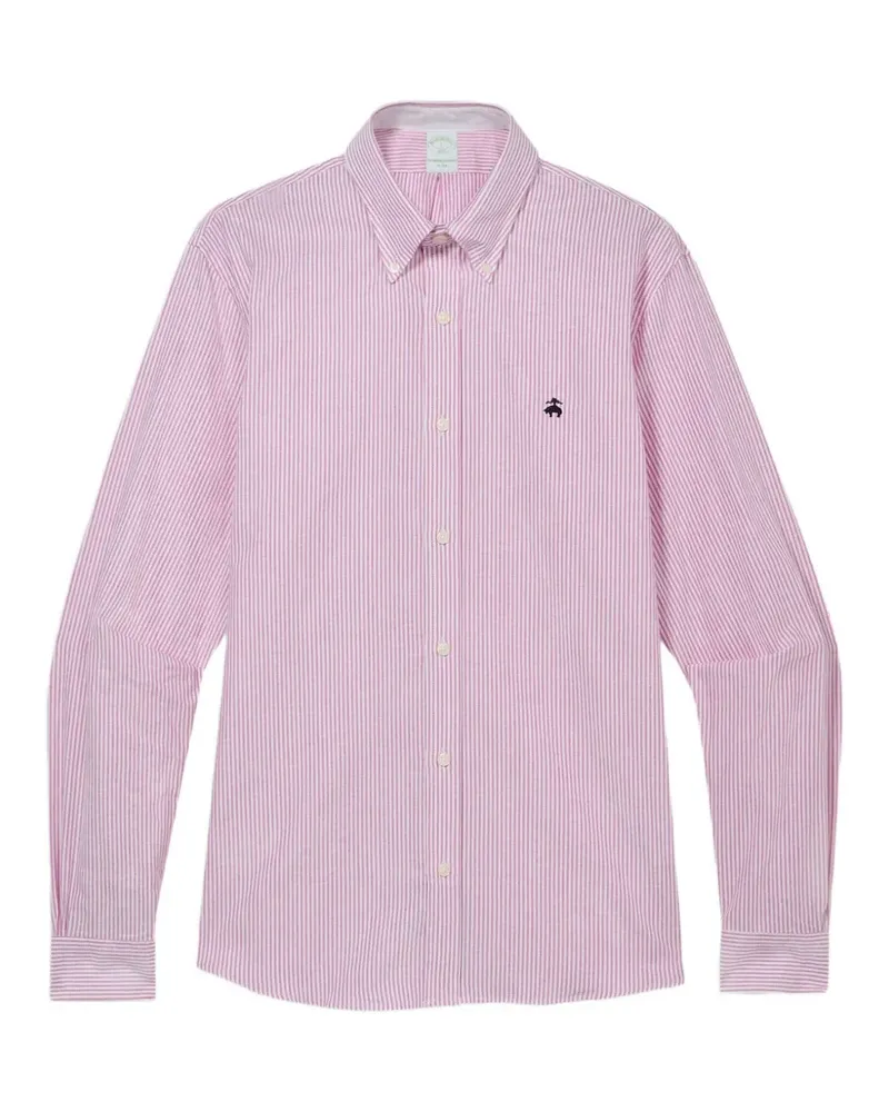 Brooks Brothers Schmales Hemd mit Button-down-Kragen - Rosa Rosa
