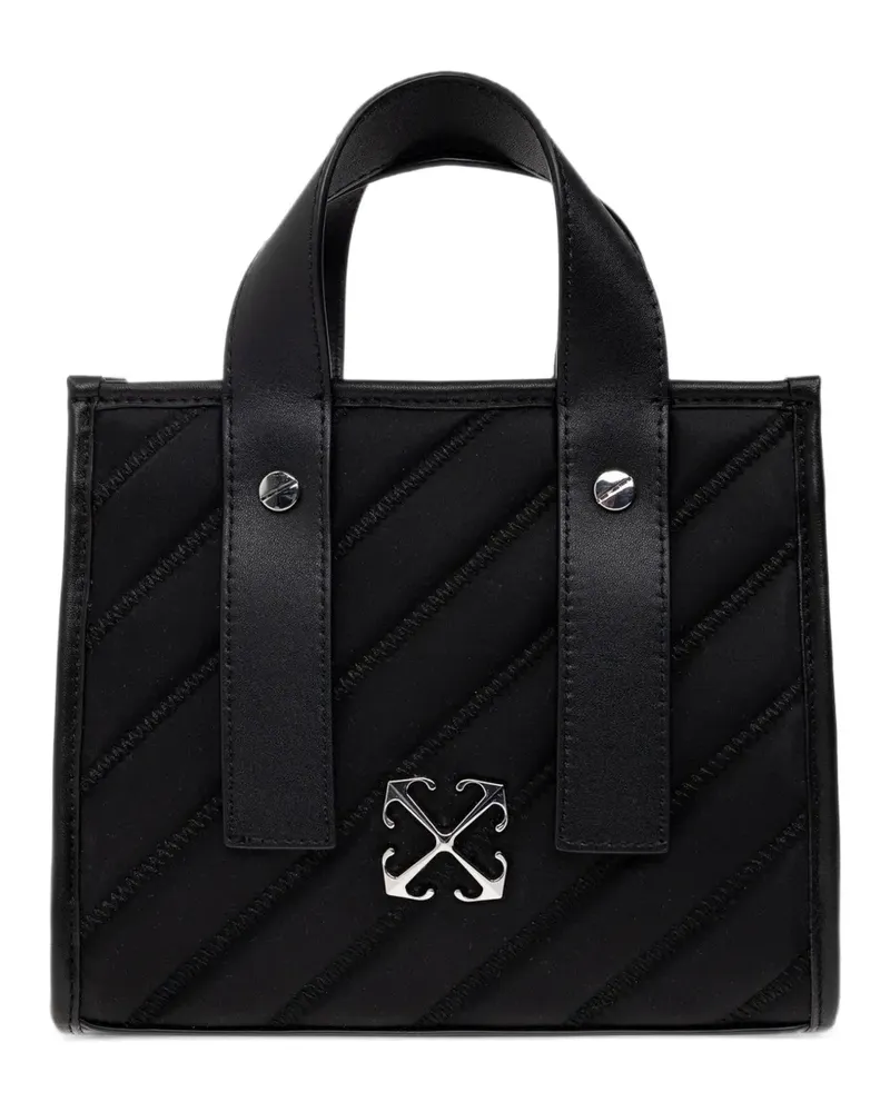 OFF-WHITE quilted Arrows tote bag - Schwarz Schwarz