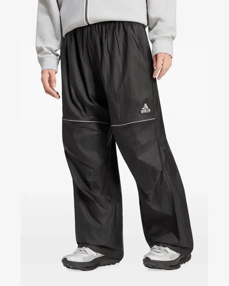 adidas logo-detail trousers - Schwarz Schwarz