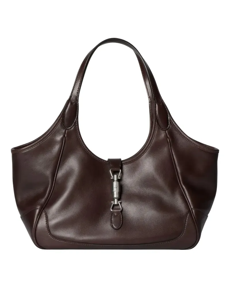 Gucci Mercato piston-closure shoulder bag - Braun Braun