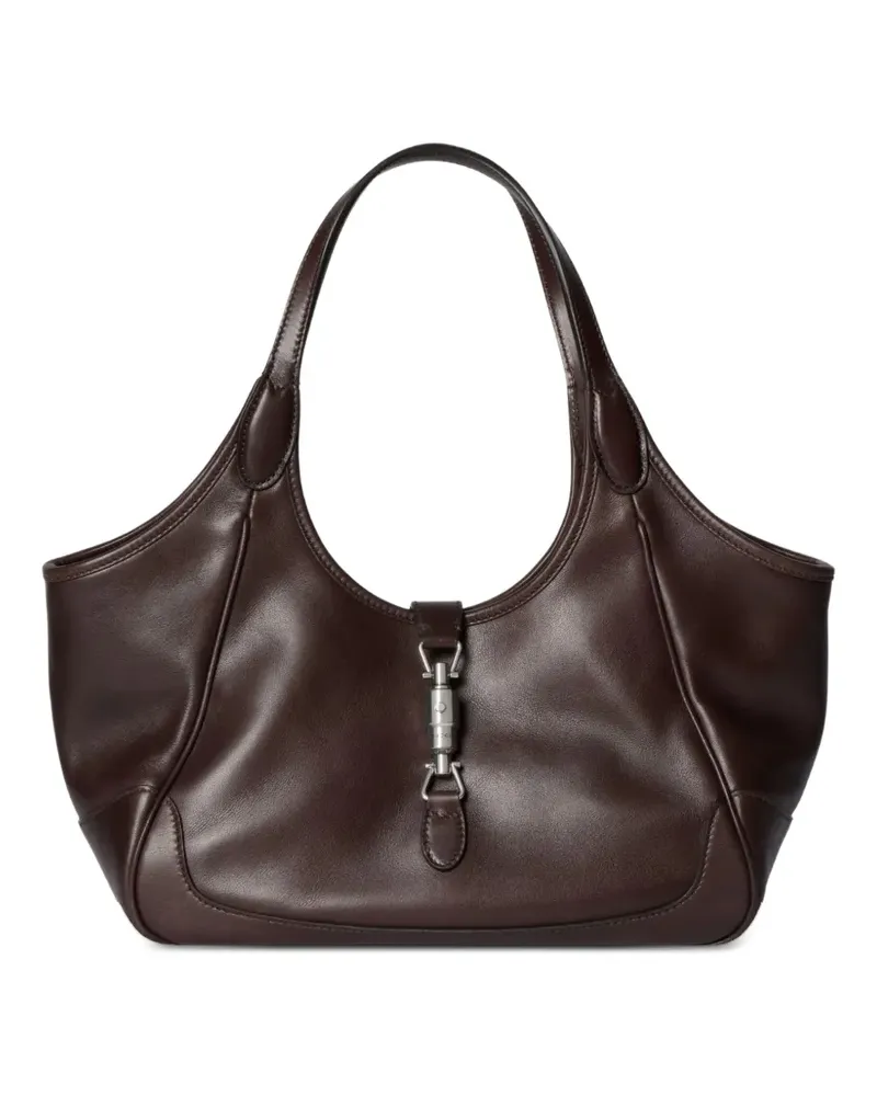 Gucci Mercato piston-closure shoulder bag - Braun Braun