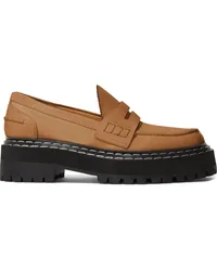 Proenza Schouler Klassische Penny-Loafer Braun