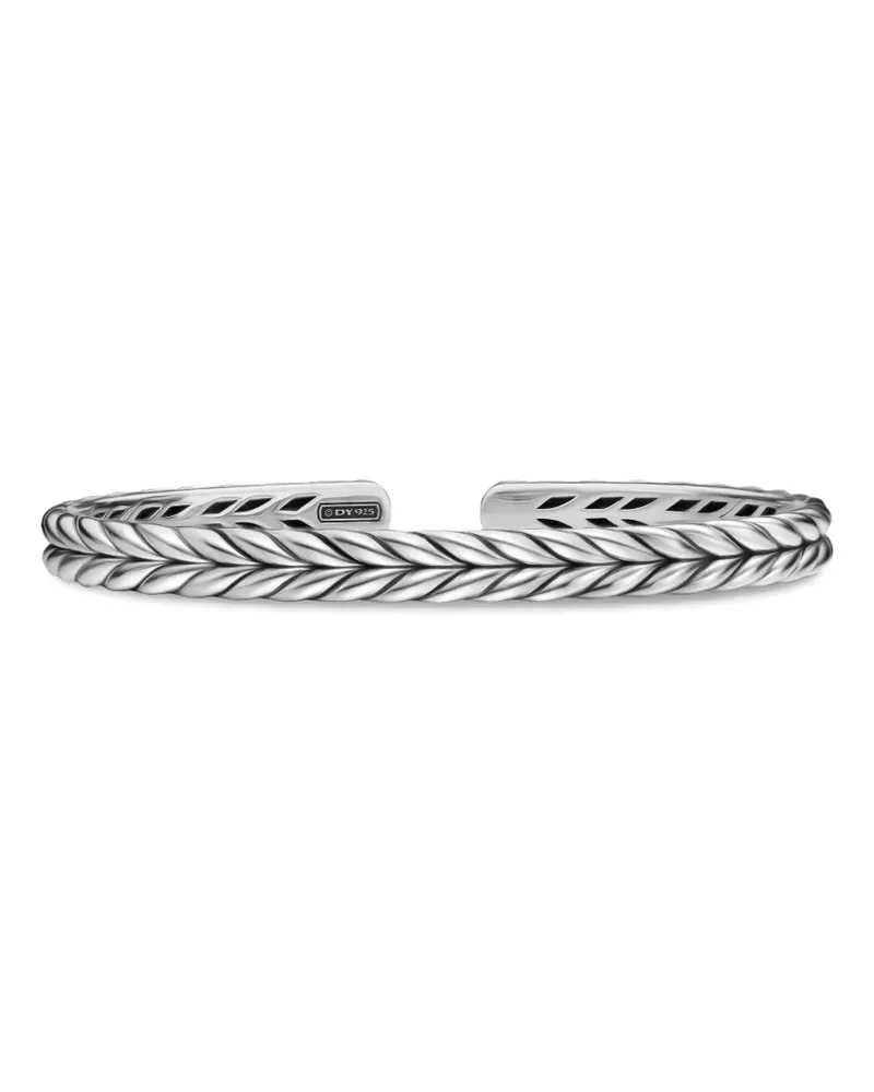 David Yurman Chevron Flex Armband - Silber Silber