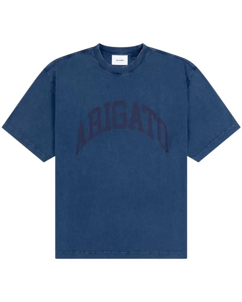 Axel Arigato Link Washed T-Shirt - Blau Blau
