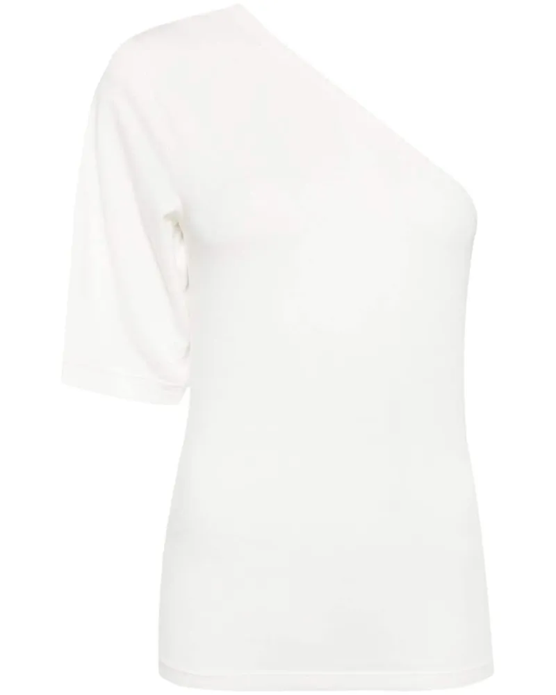 THOM KROM One-Shoulder-Oberteil aus weichem Jersey - Nude Nude