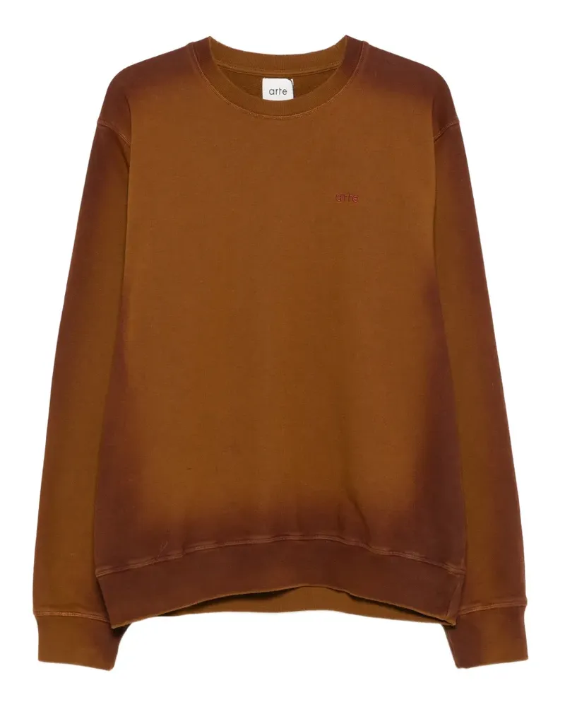Arte Antwerp Sweatshirt mit Farbverlauf-Optik - Braun Braun