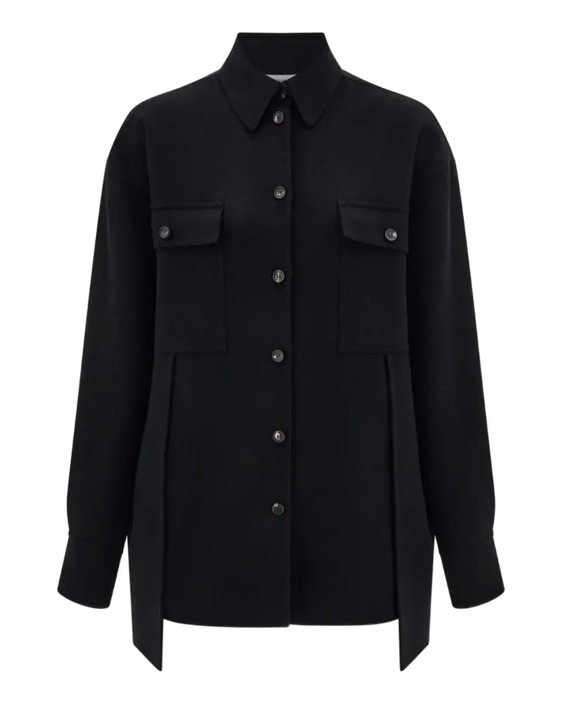 Ferragamo Hemdjacke aus Kaschmir - Schwarz Schwarz