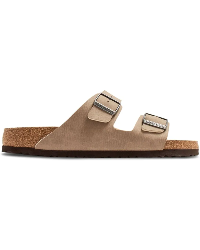 Birkenstock Arizona Pantoletten mit Schnallen - Nude Nude