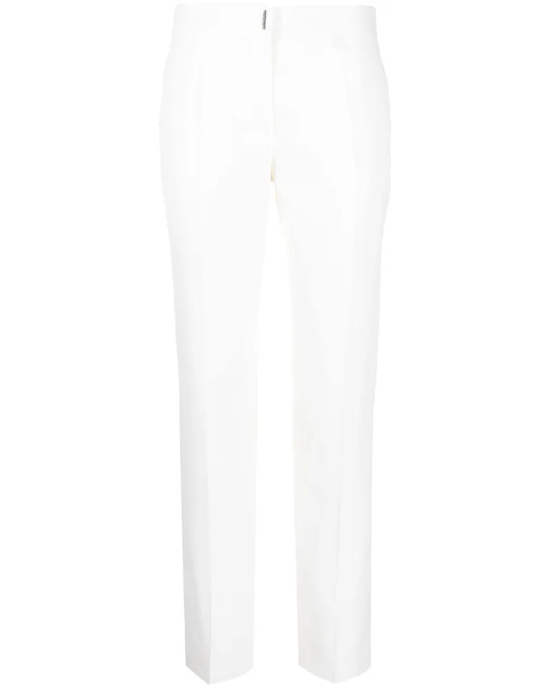 Givenchy Hose mit Logo-Schild - Weiß Weiß