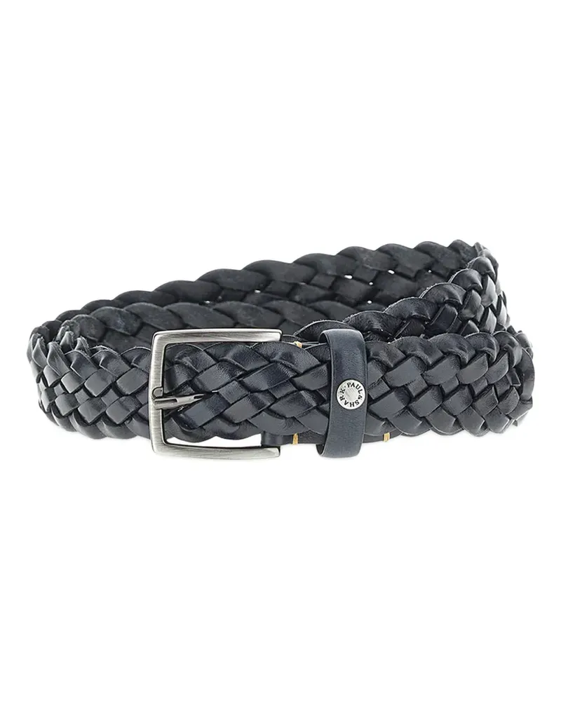 Paul & Shark braided leather belt - Blau Blau