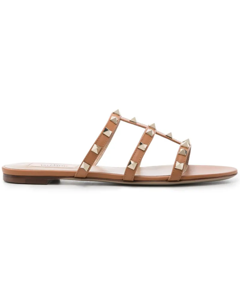 Valentino Garavani Rockstud Sandalen - Braun Braun