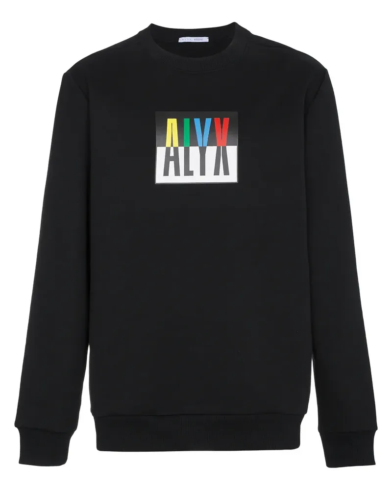 1017 ALYX 9SM Sweatshirt mit Rundhalsausschnitt - Schwarz Schwarz