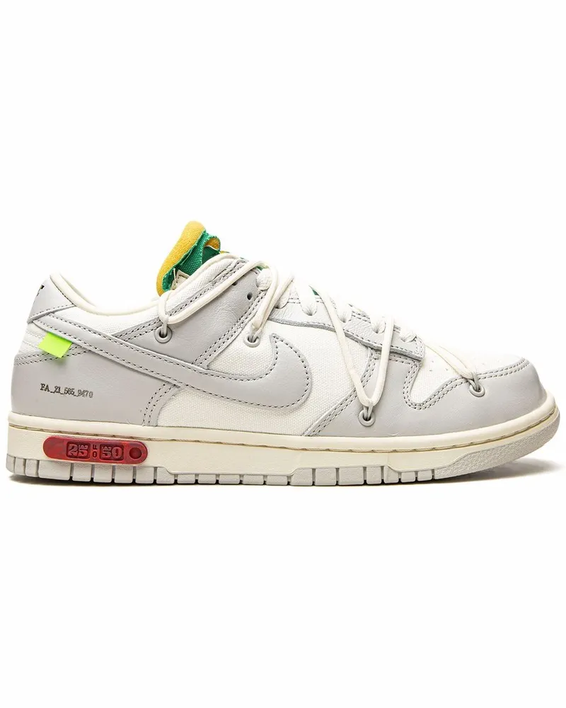 Nike x Off-White Dunk Low Sneakers - Grau Grau