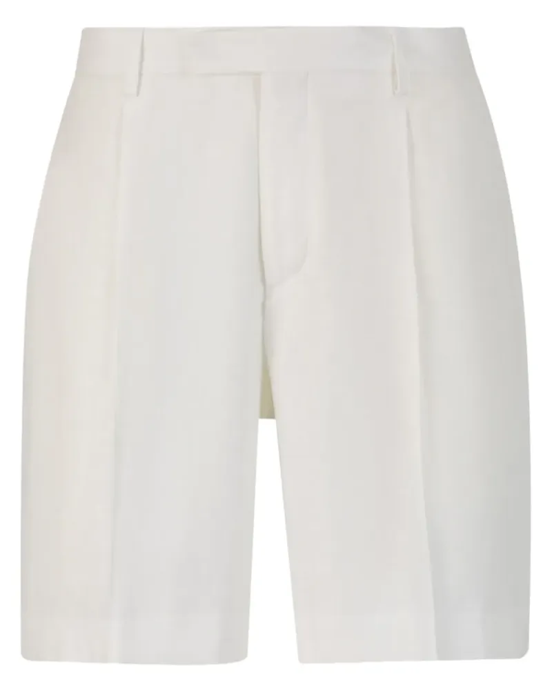 LARDINI Shorts mit Faltendetail - Weiß Weiß