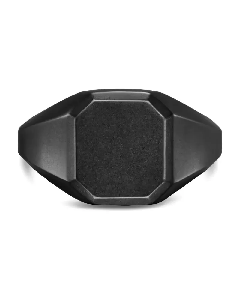 David Yurman Streamline® Siegelring - Schwarz Schwarz