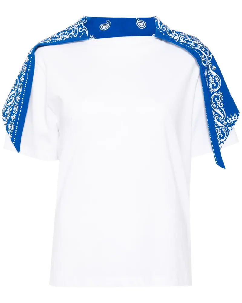 BATSHEVA Bandana T-Shirt - Schwarz Schwarz