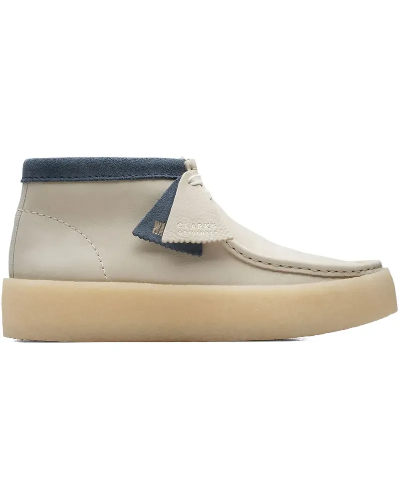 Clarks Wallabee Cup Stiefel - Weiß Weiß
