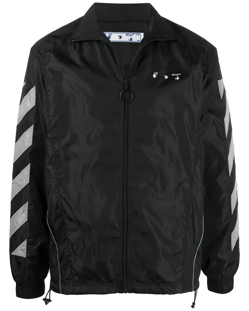 OFF-WHITE Diag Sportjacke - Schwarz Schwarz