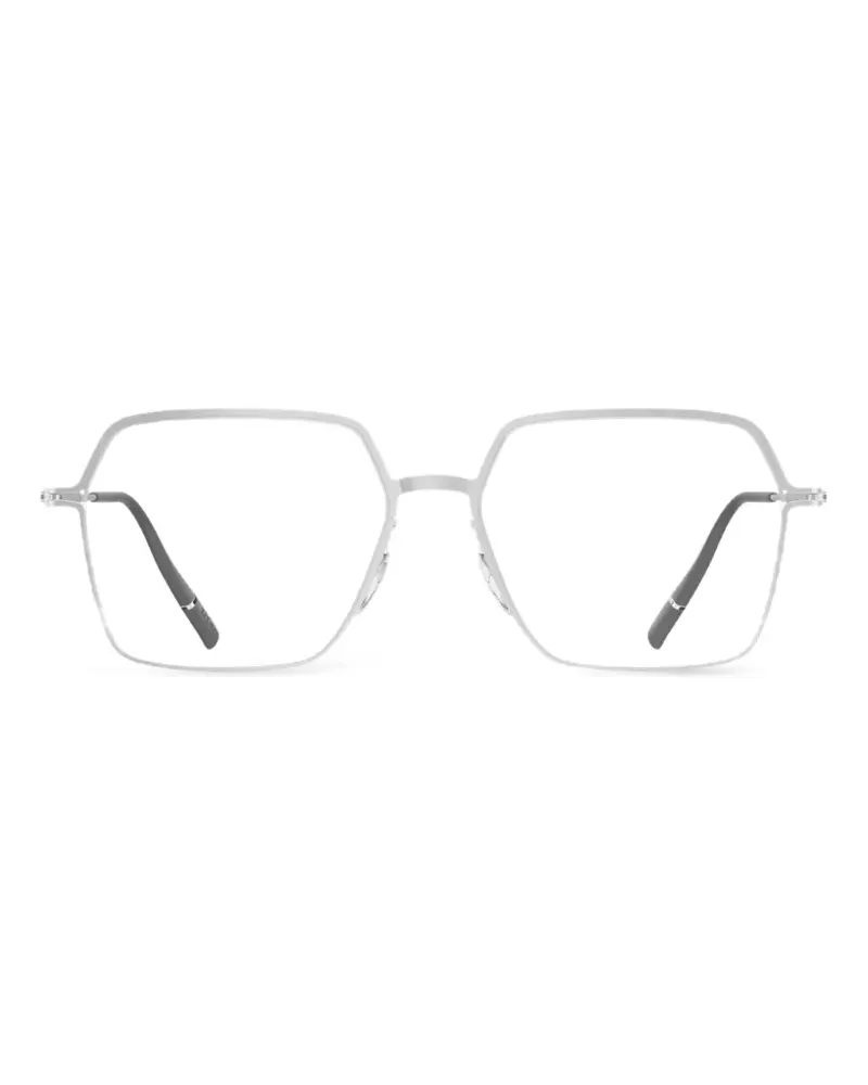 Silhouette Titanium Reframed geometric-frame glasses - Silber Silber