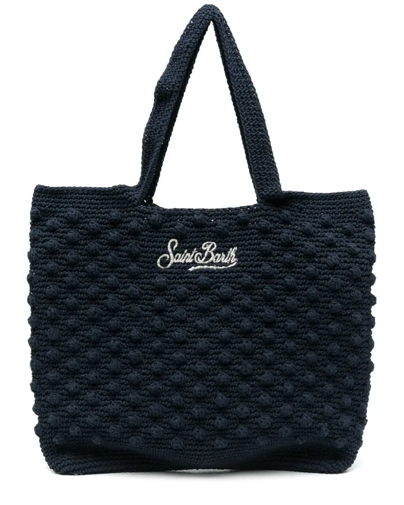 MC2 Saint Barth Gehäkelte Handtasche - Blau Blau
