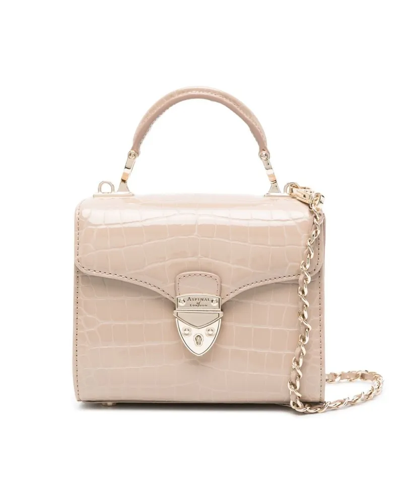 Aspinal of London Mini Mayfair Handtasche - Nude Nude