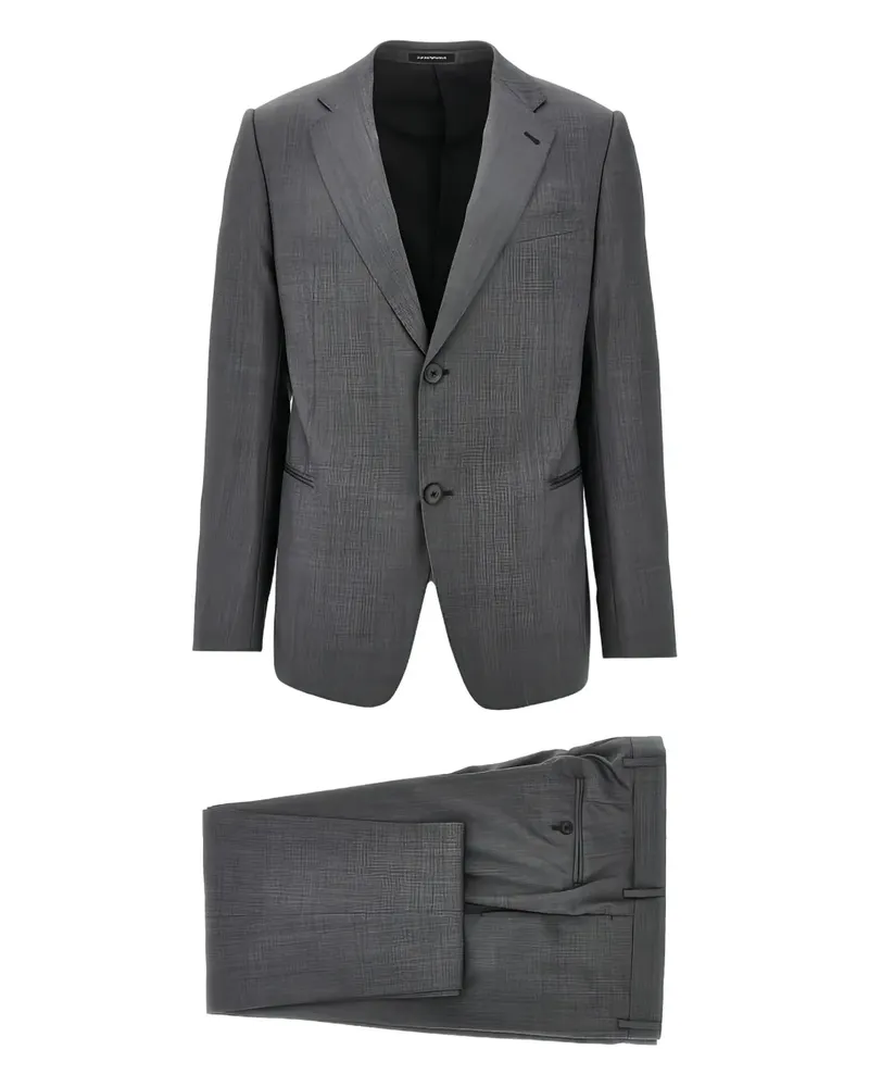 Emporio Armani Einreihiger Anzug - Grau Grau