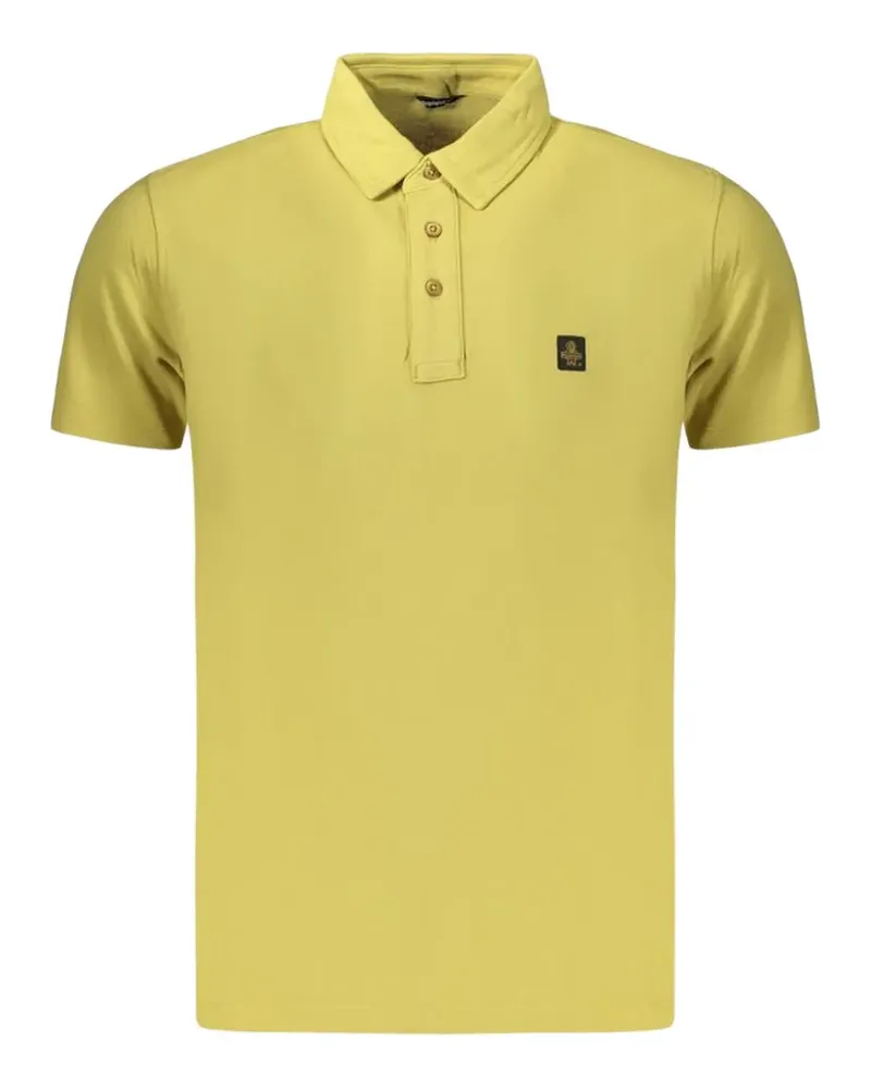 RefrigiWear Poloshirt mit Logo-Patch - Gelb Gelb