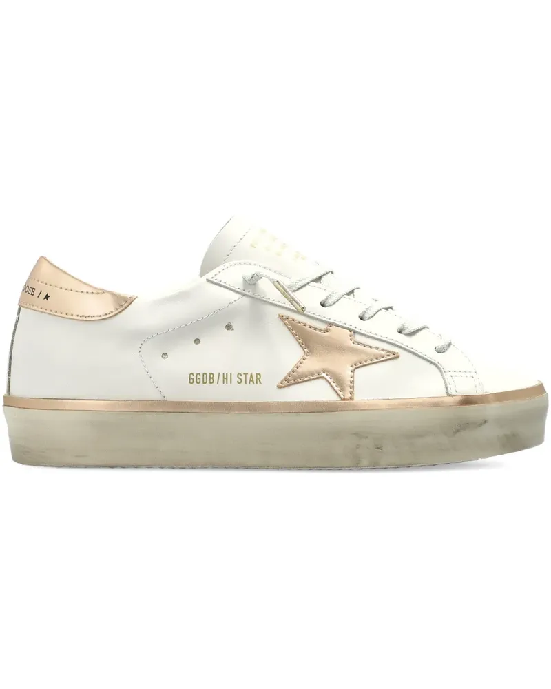 Golden Goose Hi Stars lace-up sneakers - Weiß Weiß
