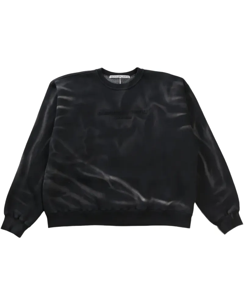 Alexander Wang Pullover mit Logo - Schwarz Schwarz