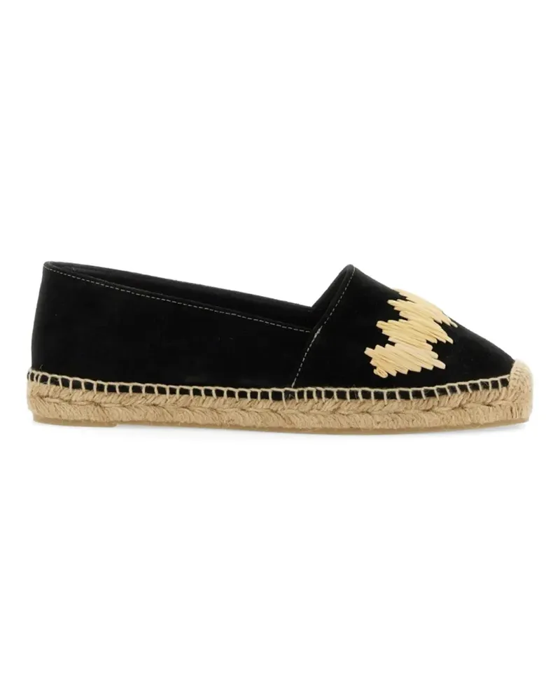 Castañer zig-zag karen espadrille - Schwarz Schwarz