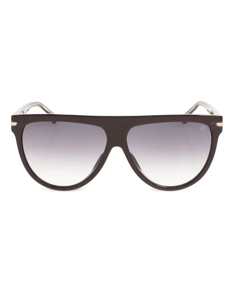 Victoria Beckham Sonnenbrille mit flacher Oberseite - Rot Rot