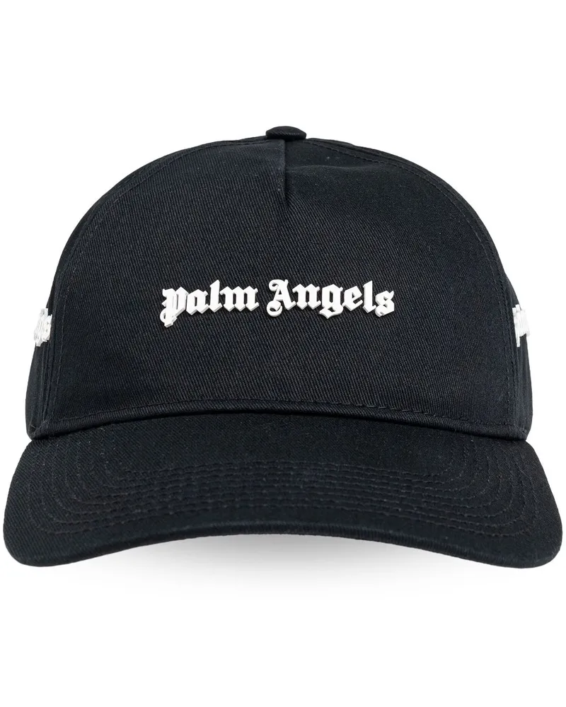 Palm Angels Baseballkappe mit Logo-Stickerei - Schwarz Schwarz