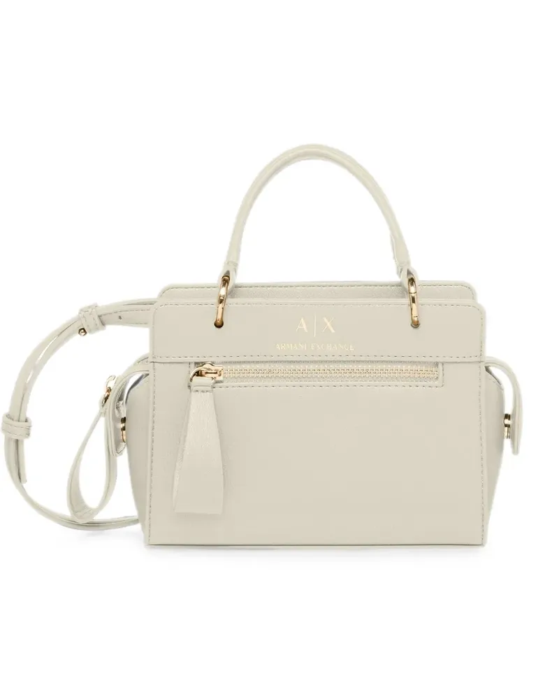 Armani Exchange Shopper mit Logo-Print - Nude Nude
