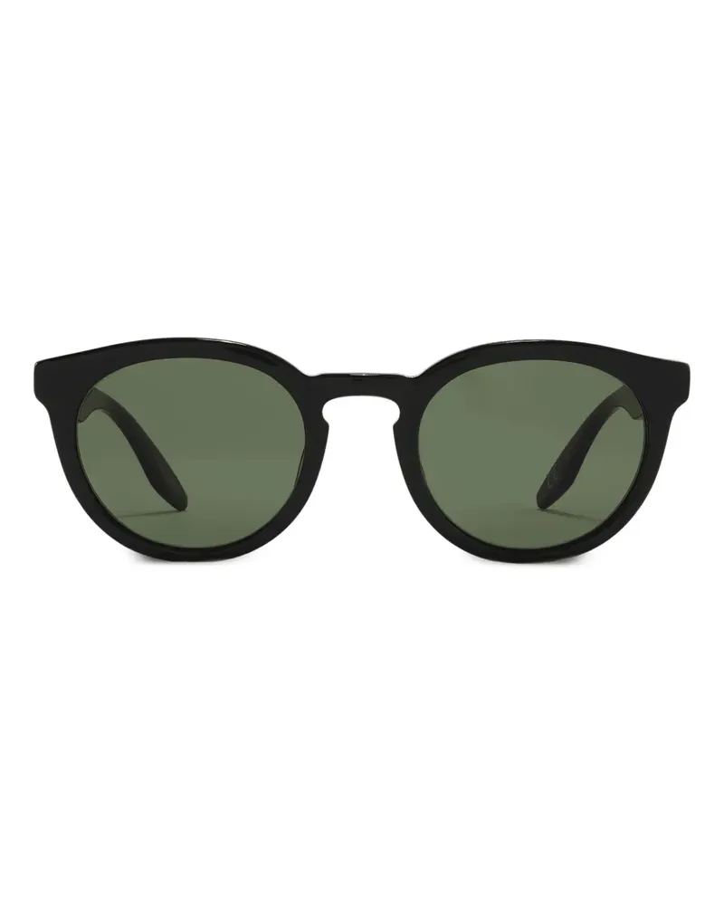 Barton Perreira Sonnenbrille mit rundem Gestell - Schwarz Schwarz