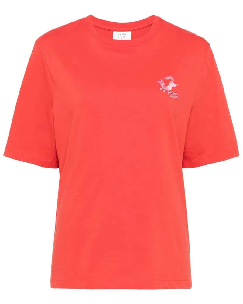 Kitsuné Fancy Fox T-Shirt - Rot Rot