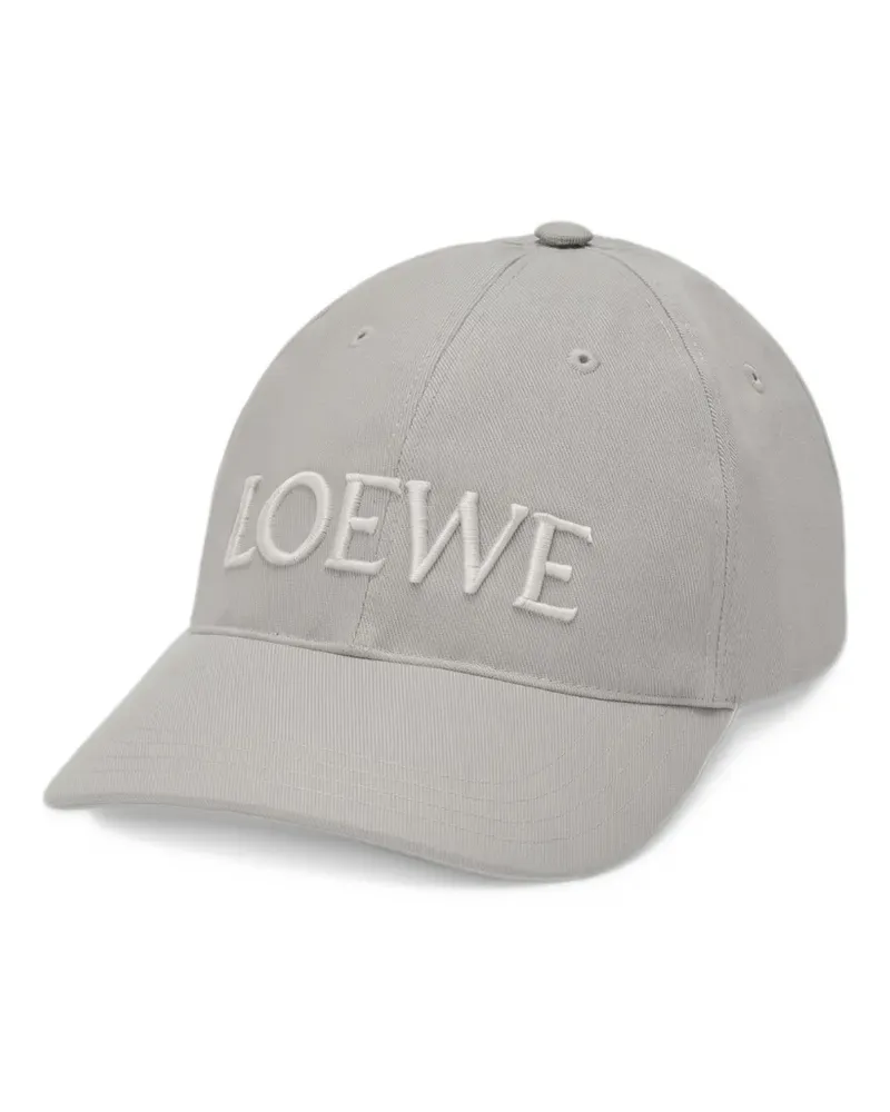 Loewe cap in canvas - Grau Grau