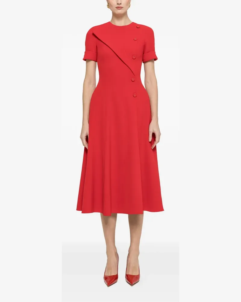 NISSA A-line midi dress - Rot Rot