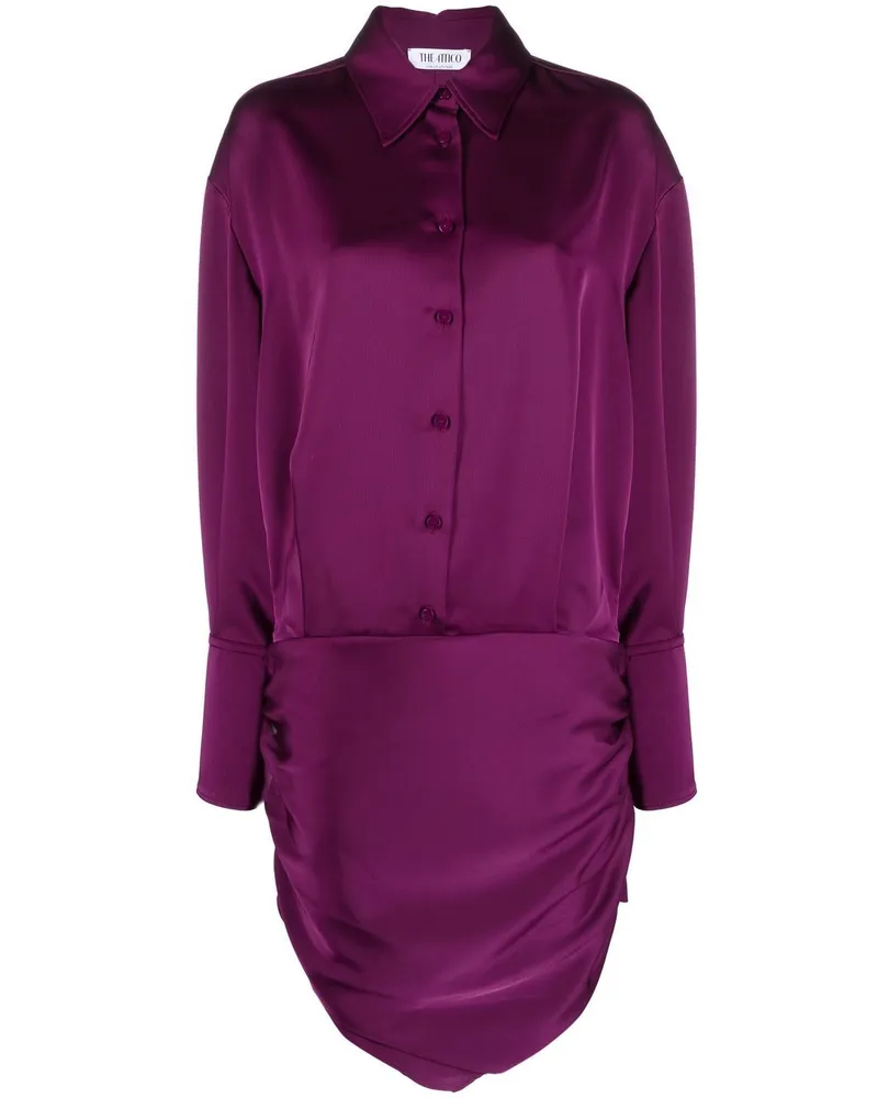 ATTICO Mini-Hemdkleid - Violett Violett