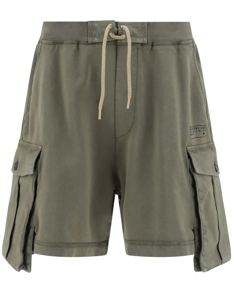 Dsquared2 Klassische Cargo-Shorts - Grün Grün