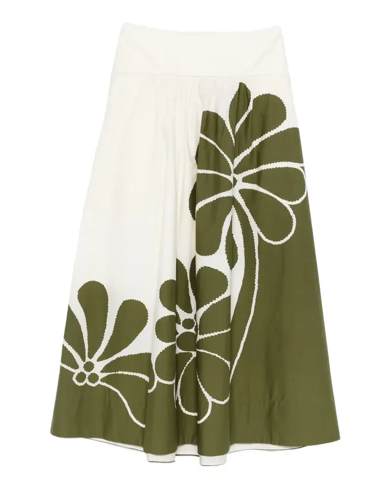 FARM Rio Rock mit Blumenmuster - Nude Nude