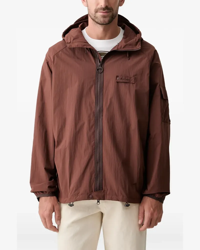 Barbour re-engineered flyweight showerproof hooded jacket - Braun Braun