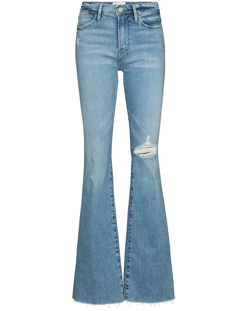 Frame Denim Le High Schlagjeans - Blau Blau